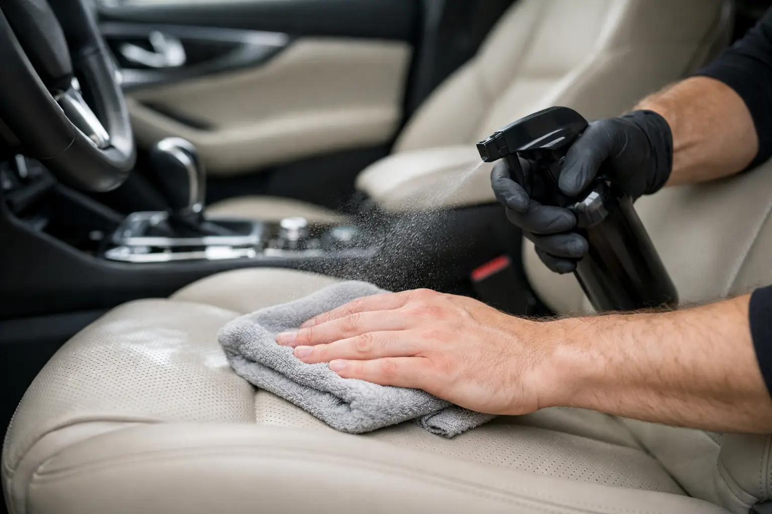 Lederreinigung im Auto professionell durchführen
