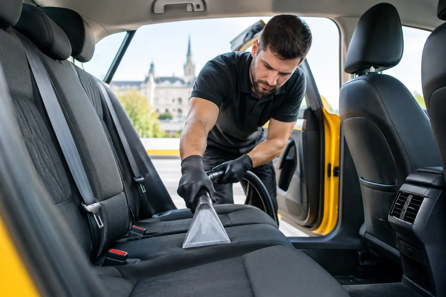 Fallstudie: Taxi Innenreinigung in Wien