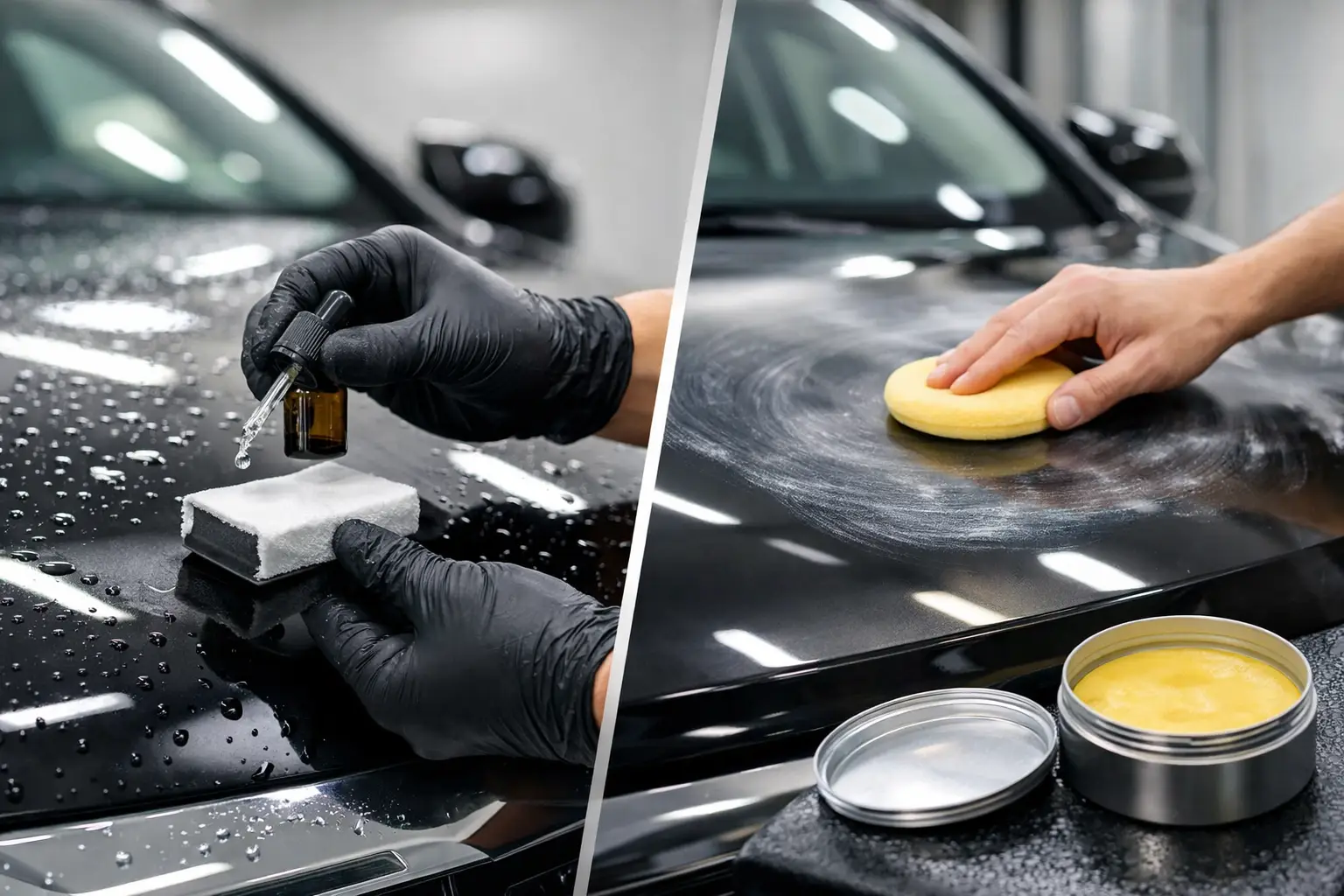 Keramikversiegelung oder Wachs beim Auto?
